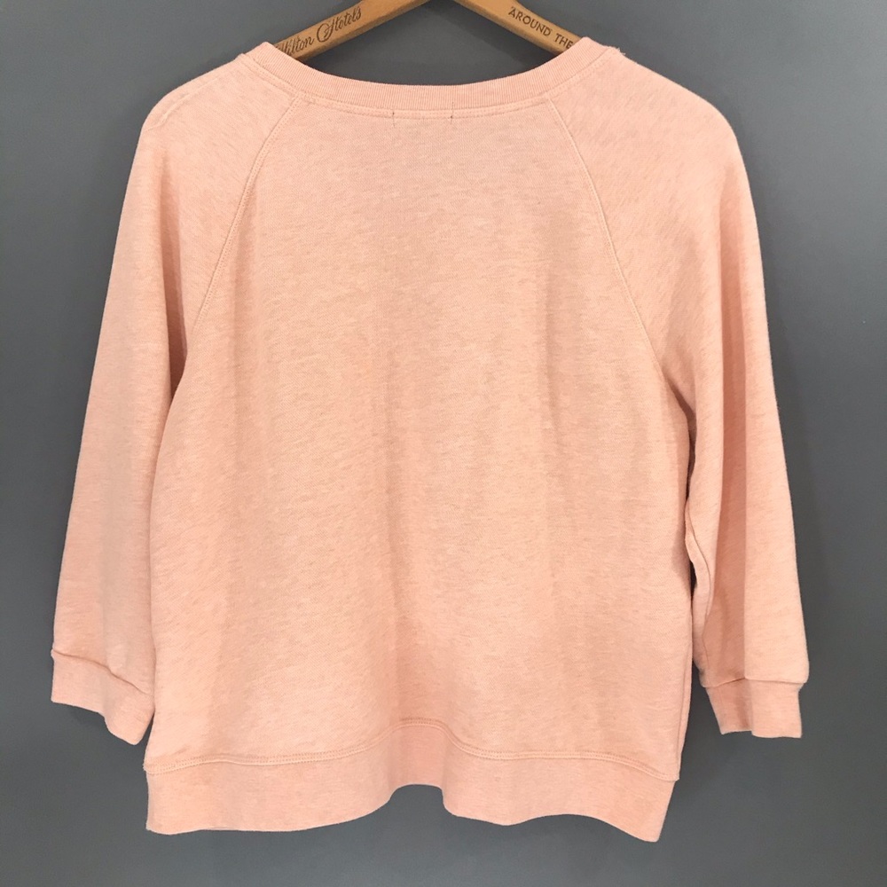 (Sold)GAP Women’s Crewneck Peach Sweater, XL - Picture 6 of 6